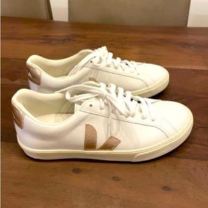 Veja Rose Gold Women’s Shoes - Size 38